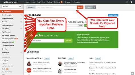 dashboard semrush|semrush website.